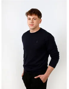 Modrá minimalistická ikona domečku s lupou, skrze lupu je vidět symbol dolaru.